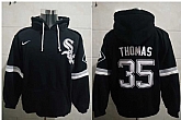 Chicago White Sox 35 Thomas Black Nike All Stitched Pullover Hoodie,baseball caps,new era cap wholesale,wholesale hats